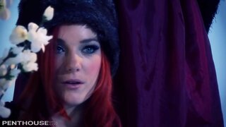 Penthouse Lesbid Dani ja Marie kurat üksteist lumi